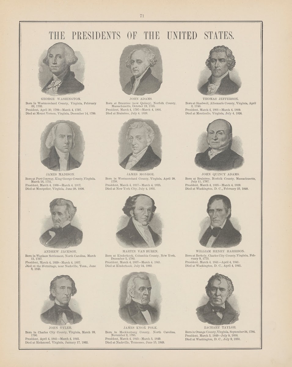 The Presidents of the United States 1907
