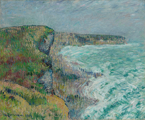 Falaises dYport en hiver 1924