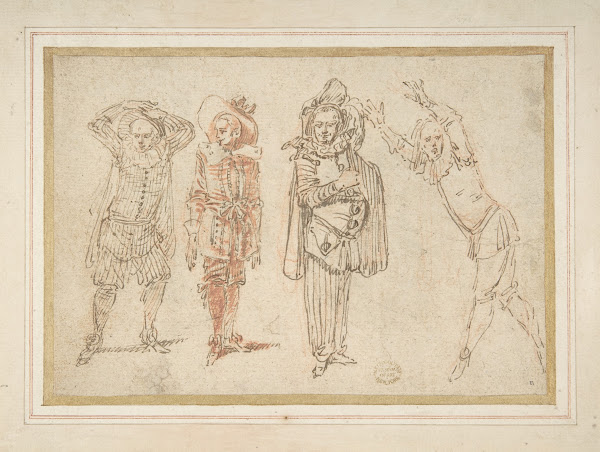 Figures in Theatrical Costumes