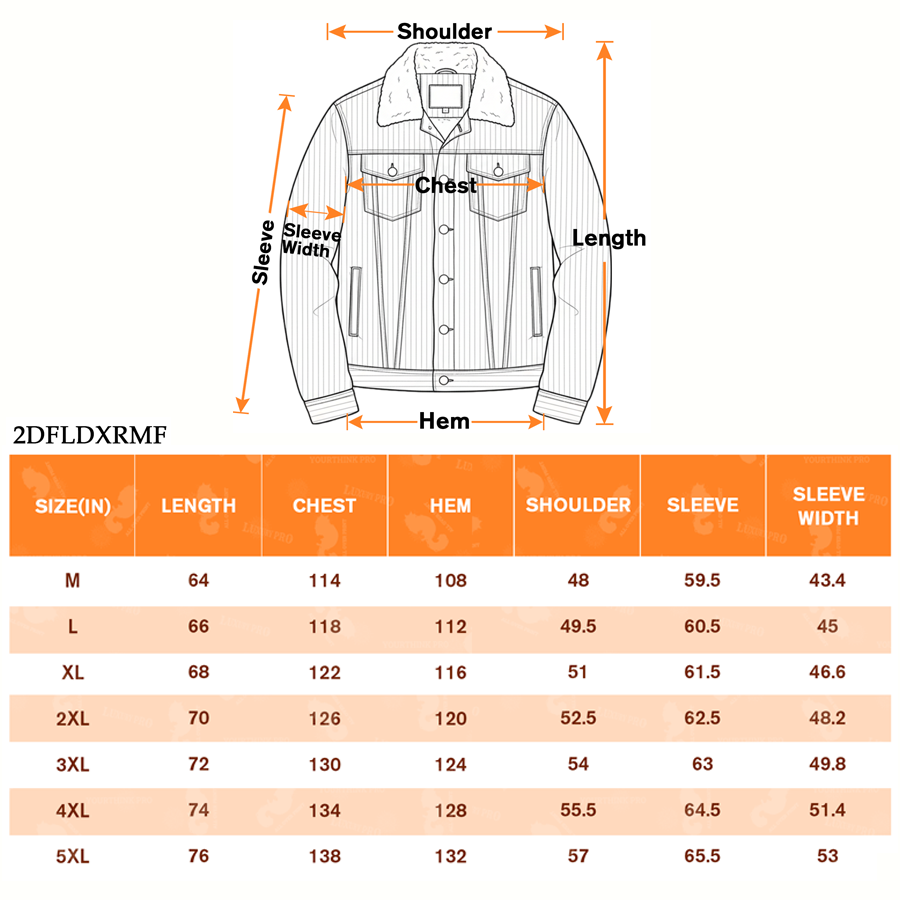 2D Lapel Collar Corduroy Cotton-padded Jacket