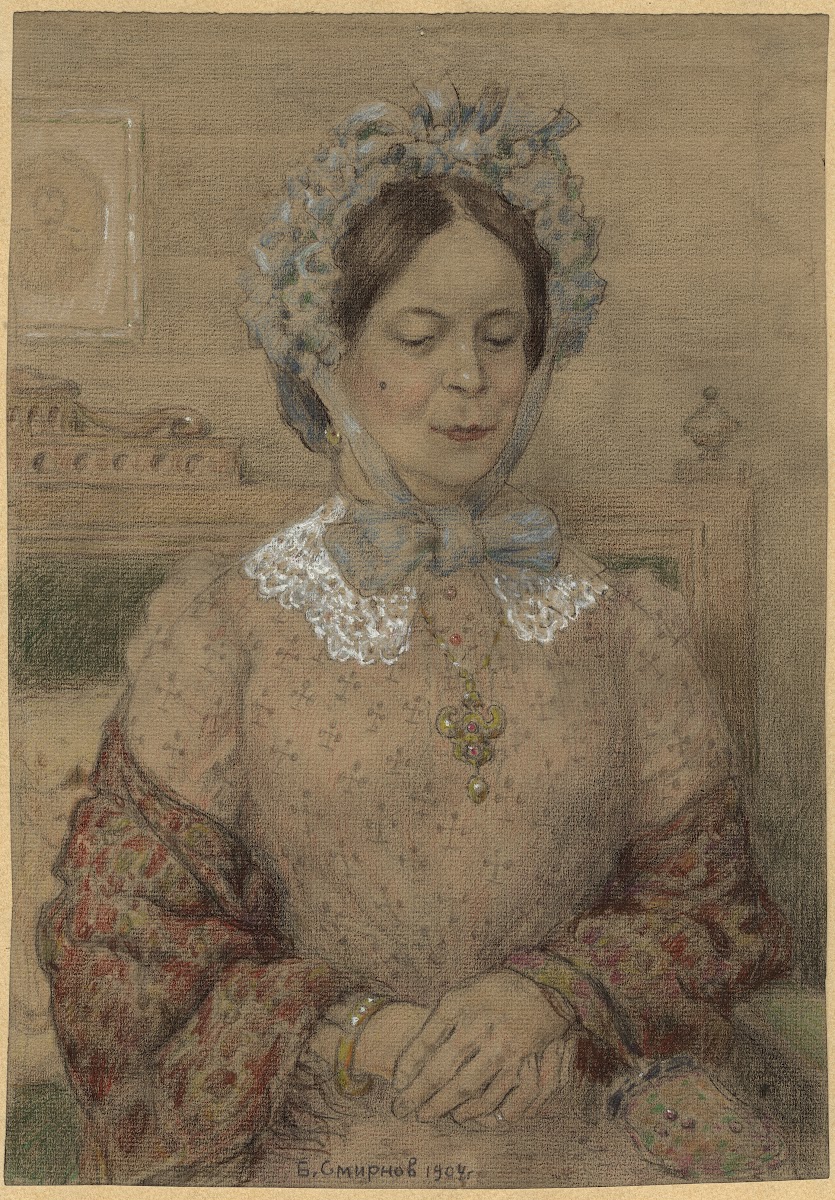 A Fashion Plate from Irkutsk Posing Was the Wife of a Justiciary Who Hosted a Gr