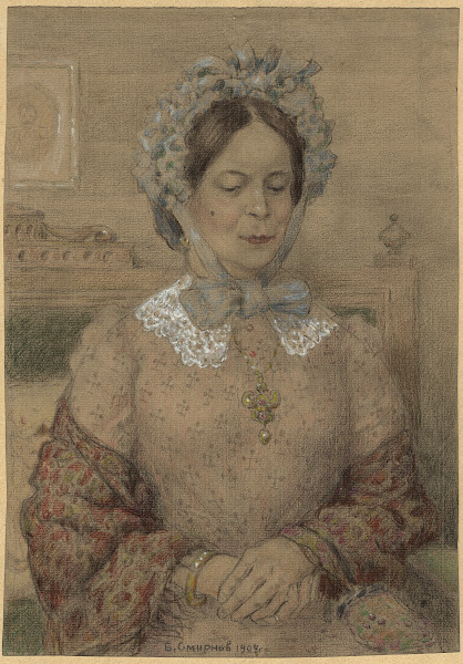 A Fashion Plate from Irkutsk Posing Was the Wife of a Justiciary Who Hosted a Gr