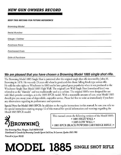 browning 1885