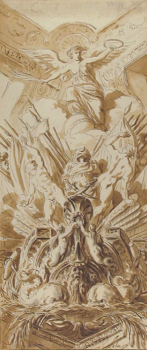 Sketches of Figures and Dolphins