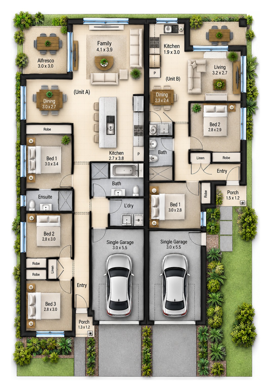 Dual Key Investment Property in Warnervale, NSW (5.32% Yield) | Aus Investment Properties - Floor Plan 1