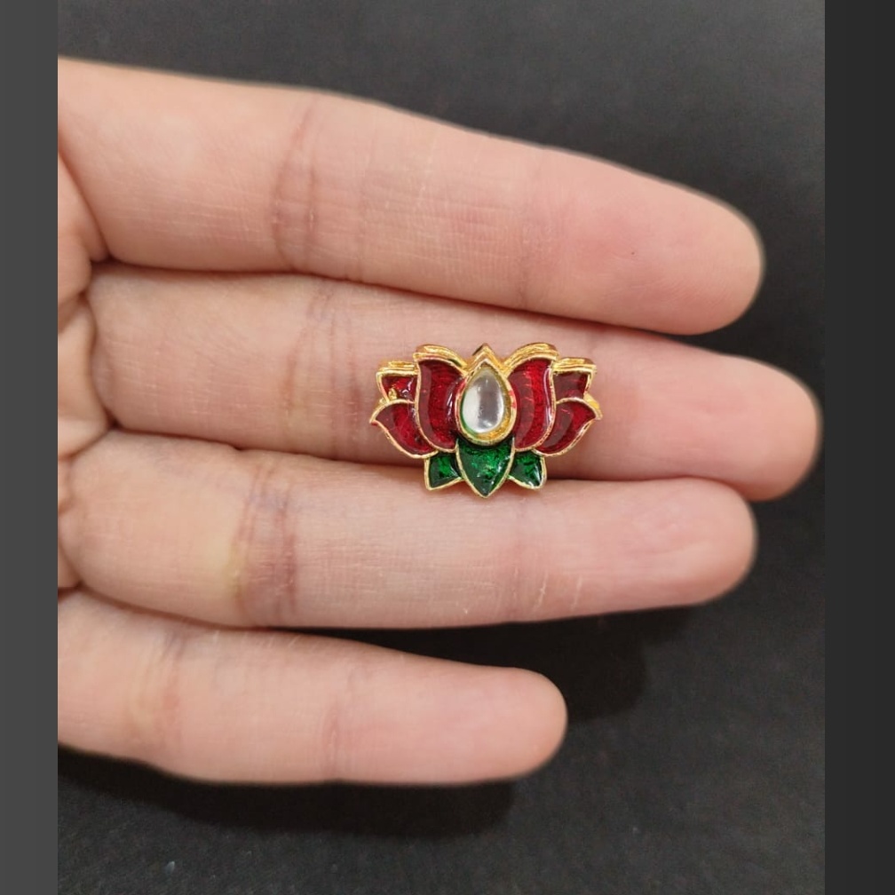 Big Red Green Meena Lotus-L244-pack of 1