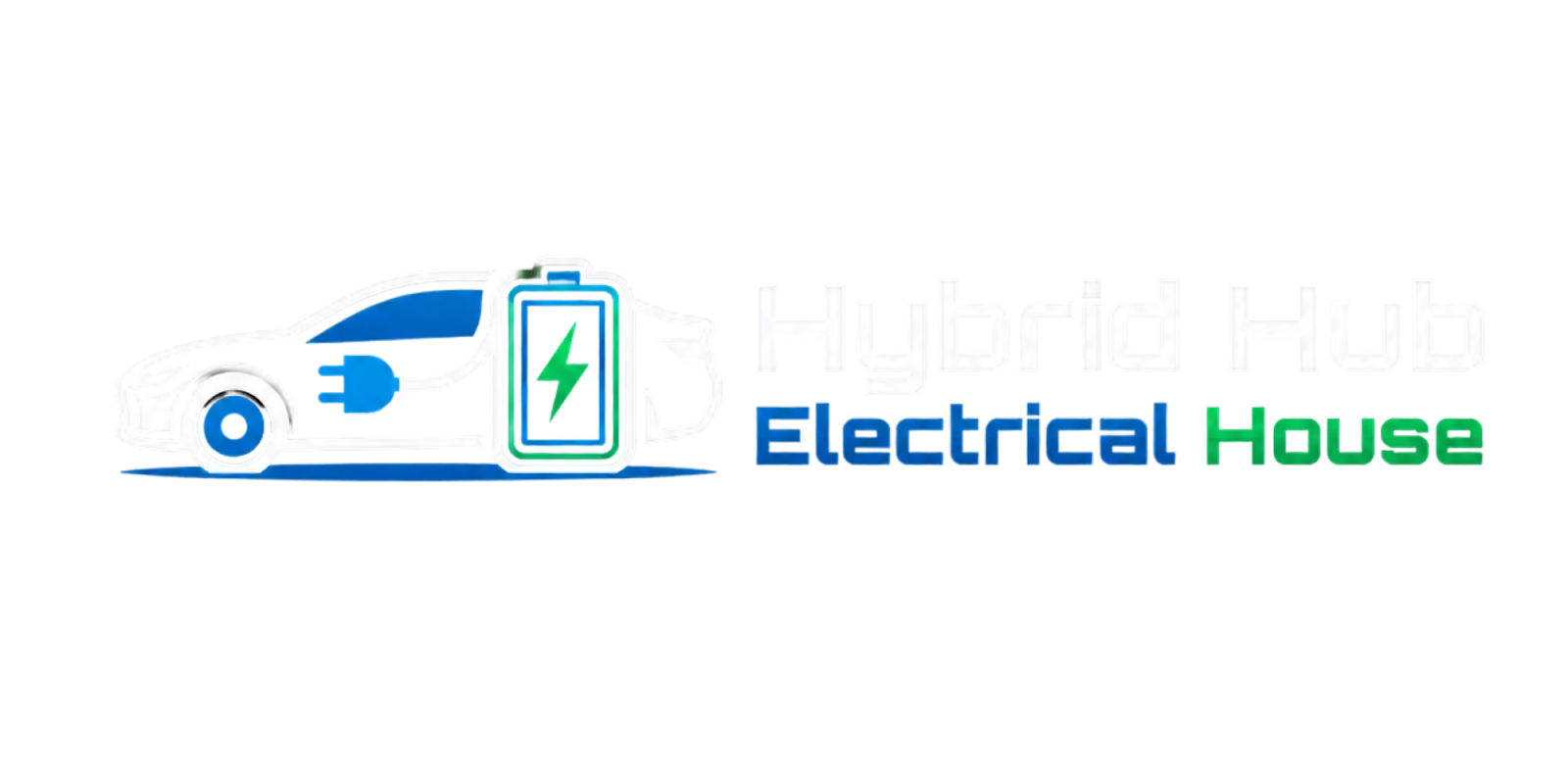 Hybrid Hub Electrical House Footer Logo