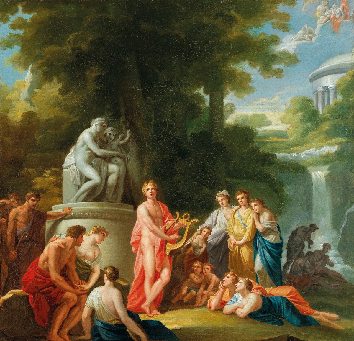 Apollo amongst the Shepherds a study for the former Burgtheater Vienna