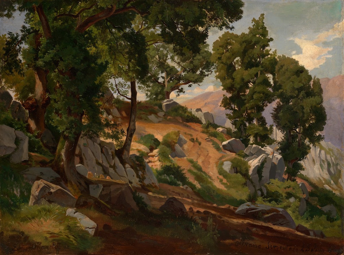 Aus der Serpentara bei Olevano 1869