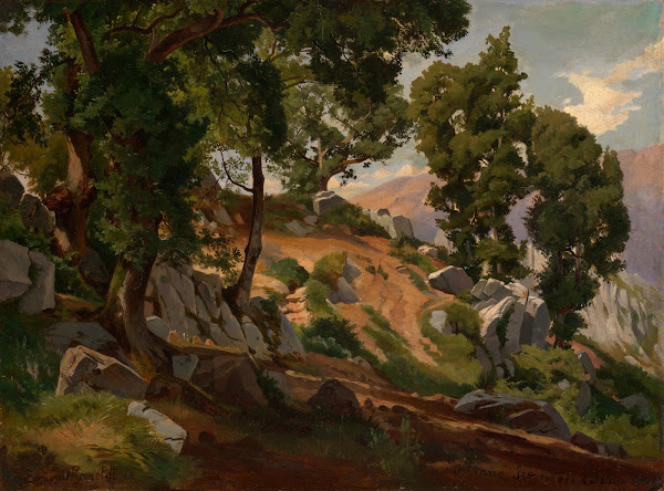 Aus der Serpentara bei Olevano 1869