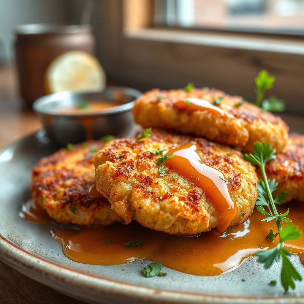 Crispy Potato Patties with Garlic and Cumin Flavor – Easy Weeknight Snack finished
