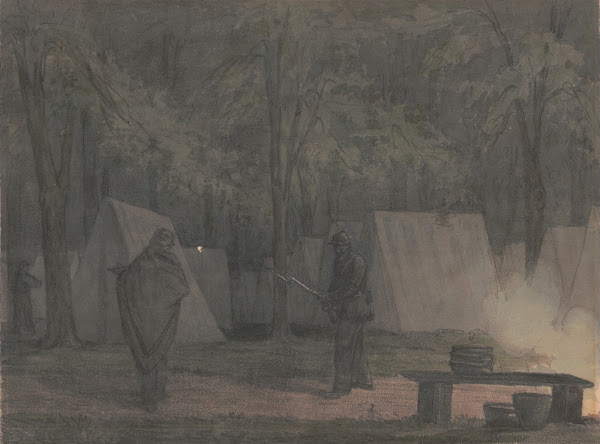 Sketches with Co B 8th Reg Pa Ma under the officers of the old Southwark Gaurd C