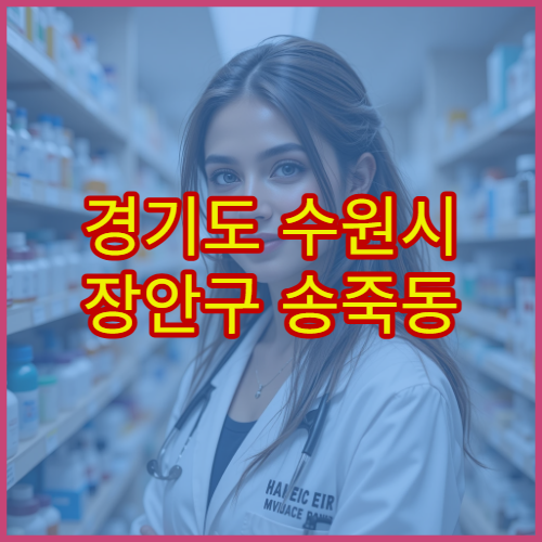 경기도 수원시 장안구 송죽동 설날 연휴 당번약국 운영시간 및 위치