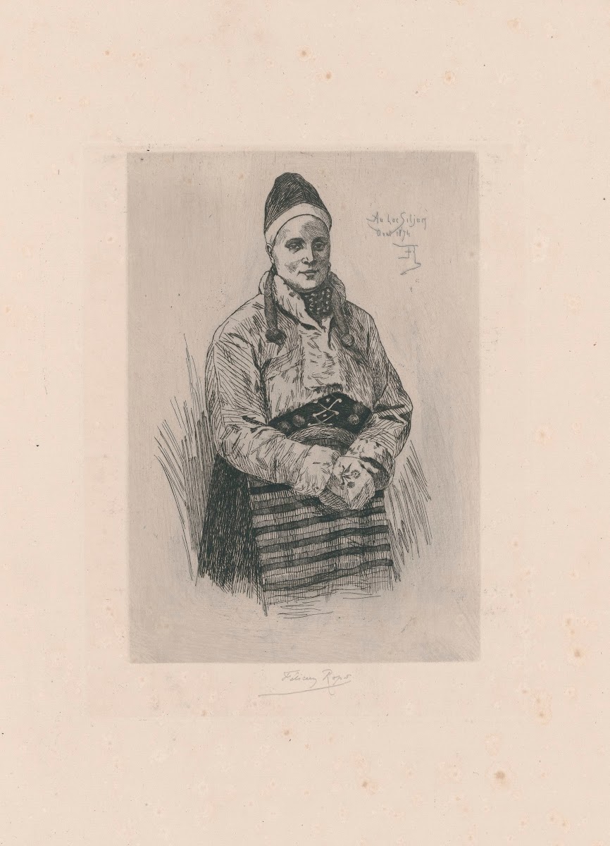 Au lac Siljan Dalécarlienne 1874