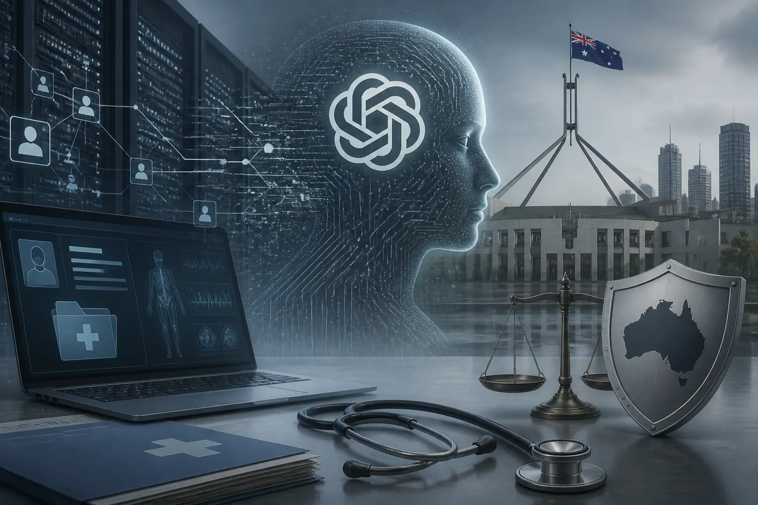 Editorial image for Australia considers AI regulation after OpenAI bot breaches health system database