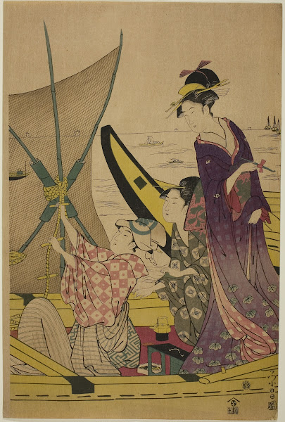 Women on a Fishing Boat III c 1780 1800