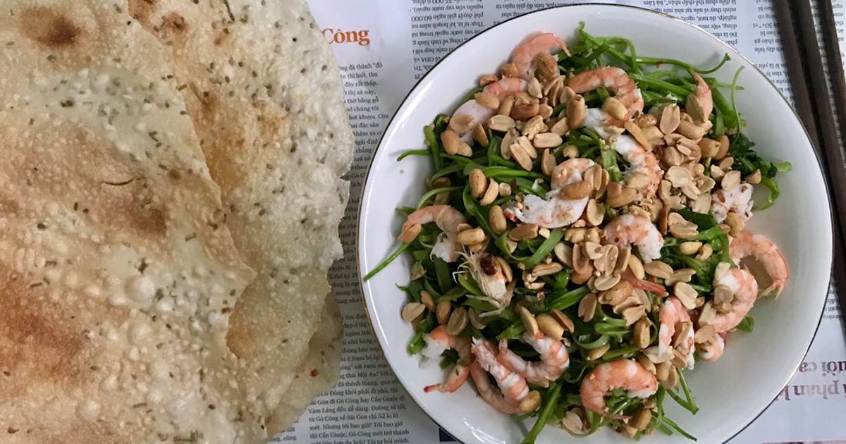 Gỏi rau muống tôm