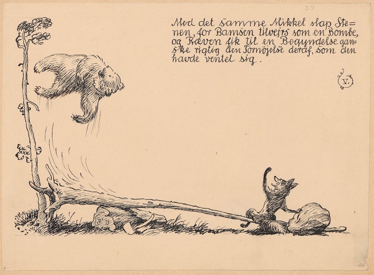 Bamsefar og Mikkel Ræv Pl04 1921
