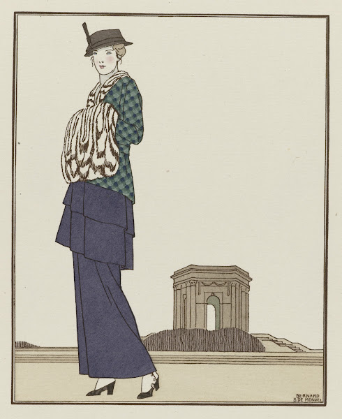 Le Jardin De Peyrou Costume Tailleur De ChéRuit 1914