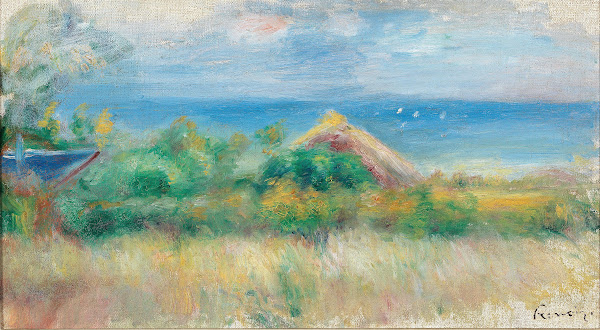 Paysage avec fond de mer