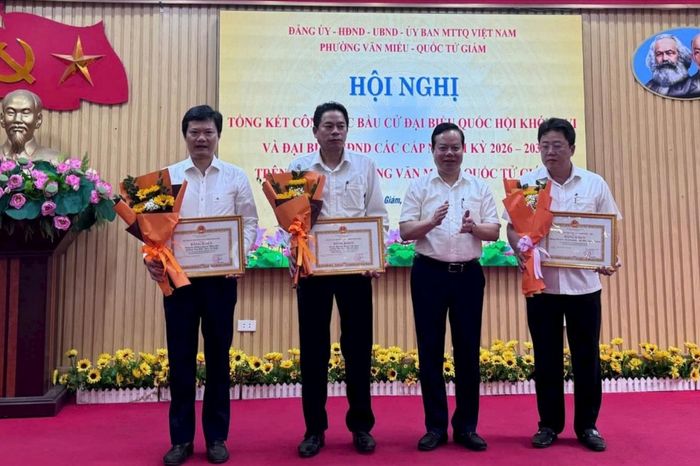 Phường Văn Miếu - Quốc Tử Giám tổng kết công tác bầu cử - Đài Phát thanh và truyền hình Hà Nội