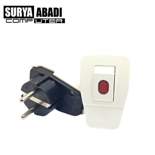 STEKER SAKLAR LAMPU BROCO 13311