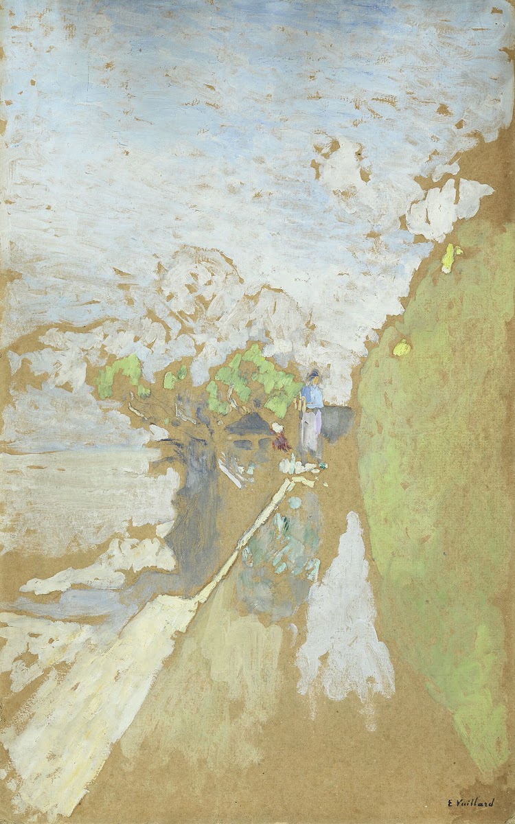 Sentier au bord de la mer à Vasouy Circa 1903 1904