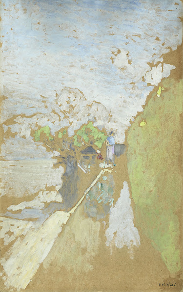 Sentier au bord de la mer à Vasouy Circa 1903 1904