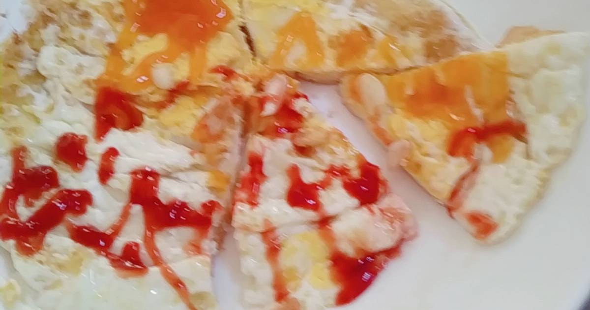 Bánh mì bơ tỏi ép trứng
