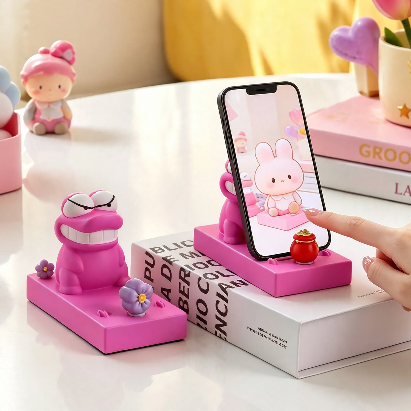 Crocodile phone stand, cute design