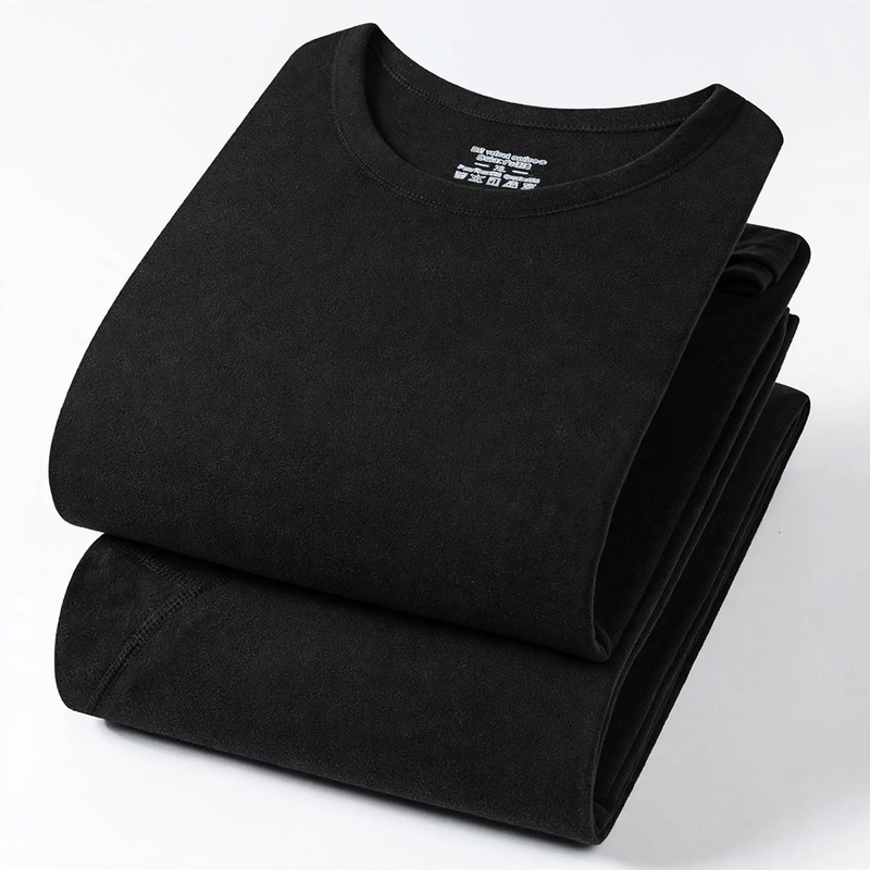 Men's Thermal Underwear Set, Lined, Crew Neck