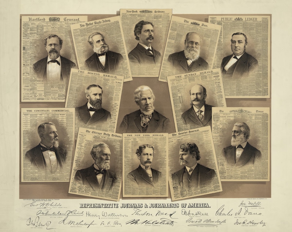 Representative Journals  Journalists Of America 1882