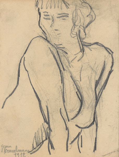 Bust of nude woman 1912