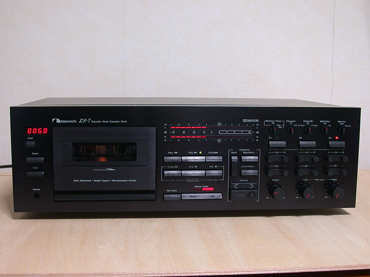 書の紙 Nakamichi ナカミチ ZX-7 Discrete Head Cassette Deck (送料無料