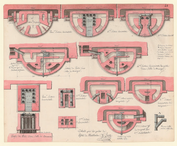Détails pour les poëles de lhôtel de Montholon 1786