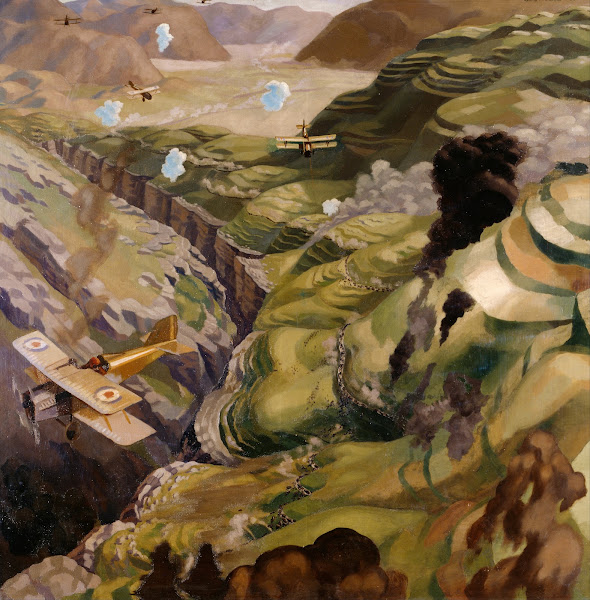 The Destruction of the Turkish Transport in the Gorge of the Wadi Fara Palestine