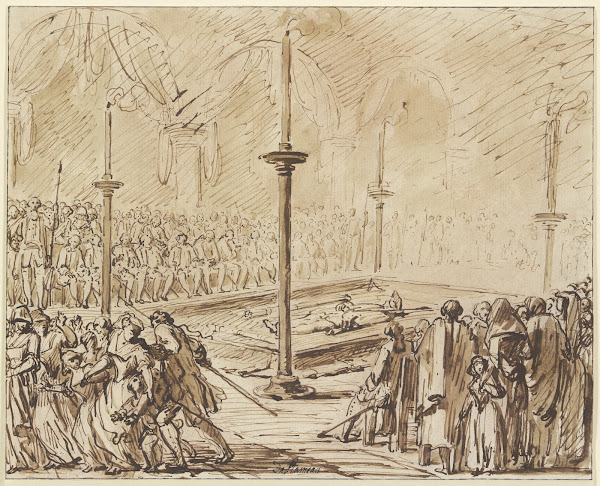Ausstellung Der Leiche Eines FranzöSischen Revolutionshelden