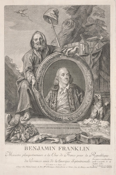 Benjamin Franklin Minister Plenipotentiary at the court of France to the Republi