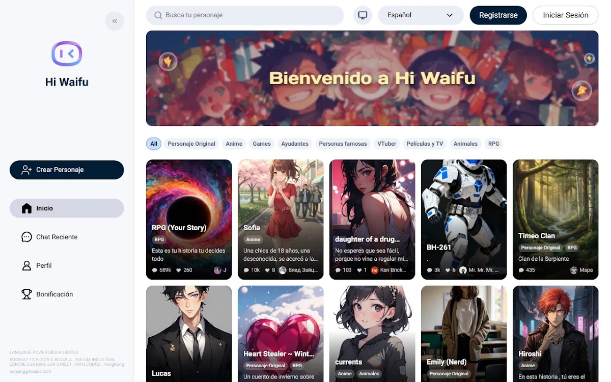 Captura de Hi Waifu