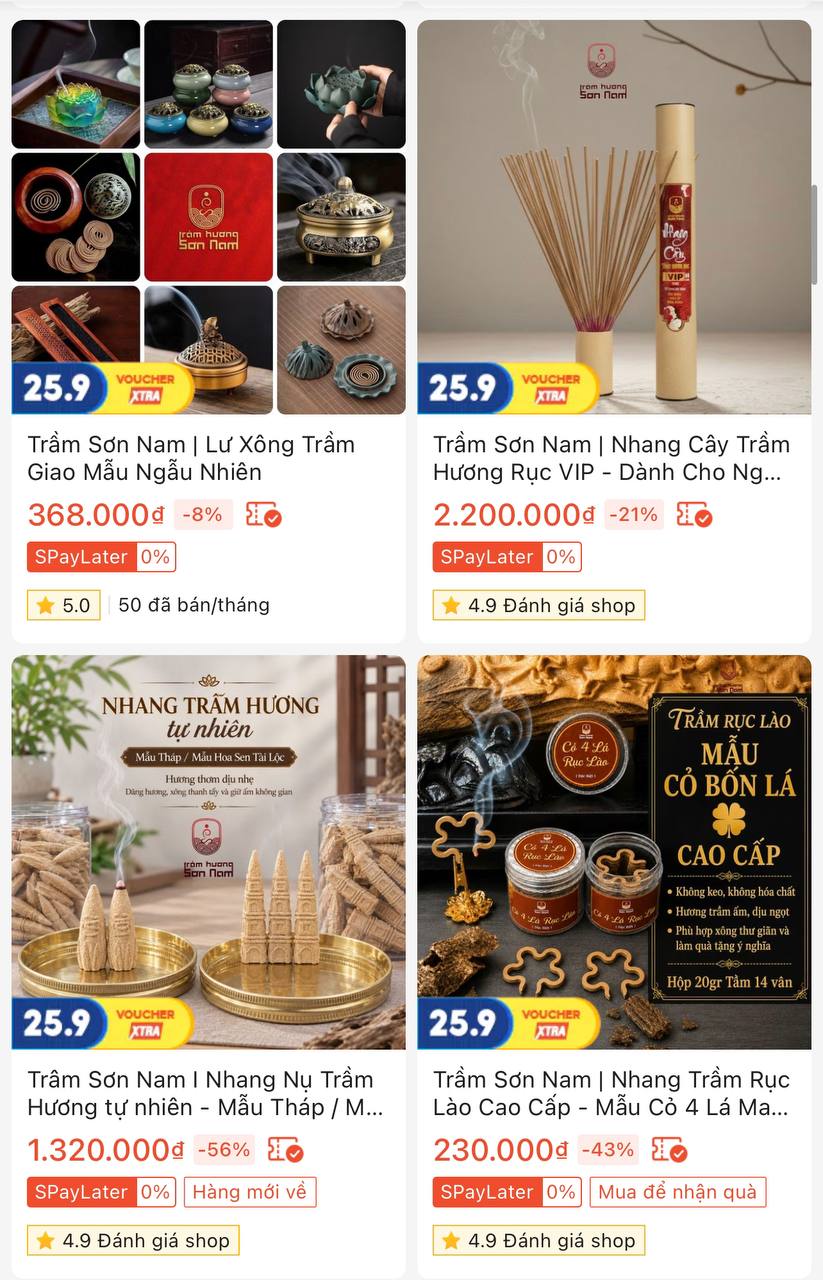 4 sản phẩm