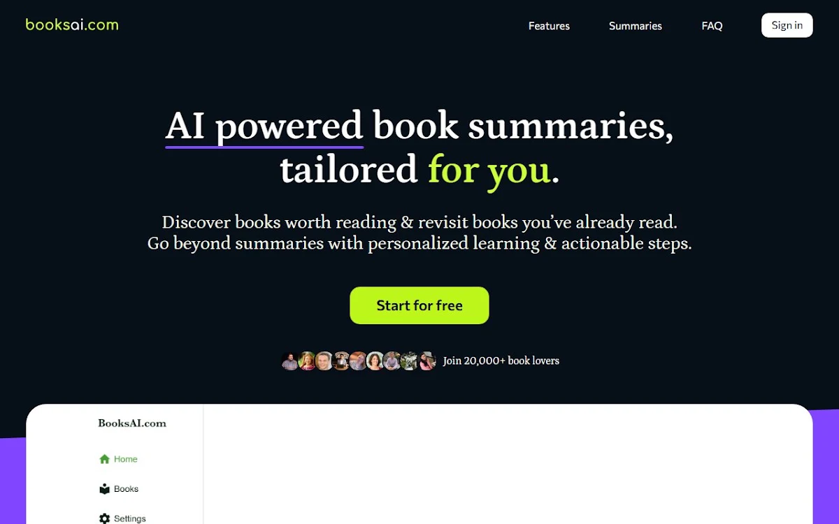 Captura de Booknotes