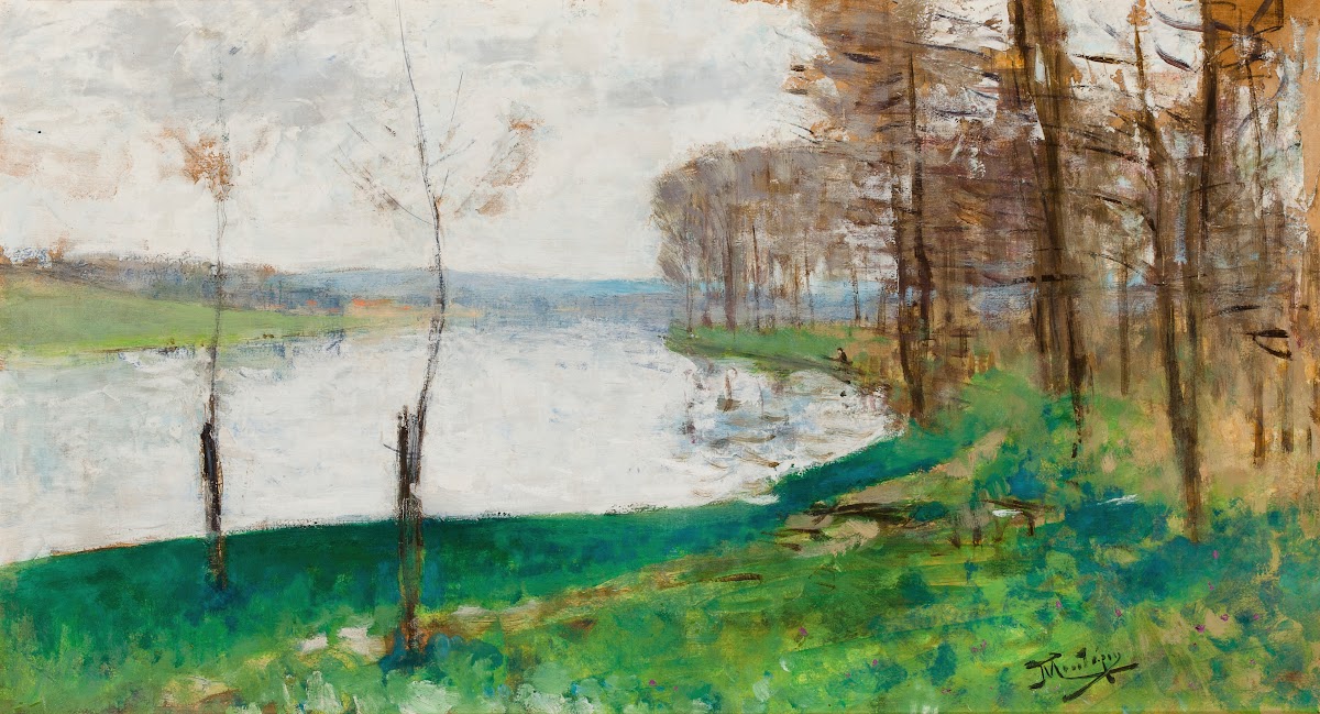 Bords de la Seine à Veneux les Sablons 1925