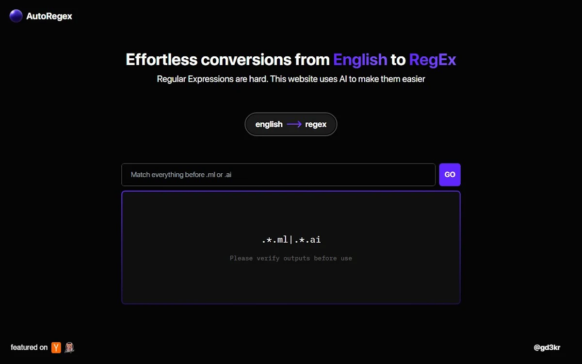 Captura de AutoRegex