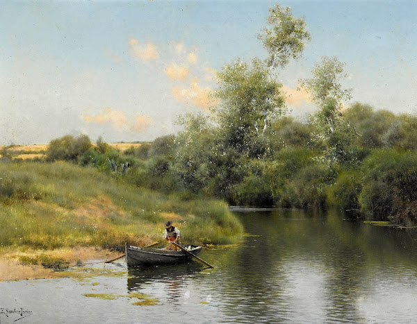A summer day on the river