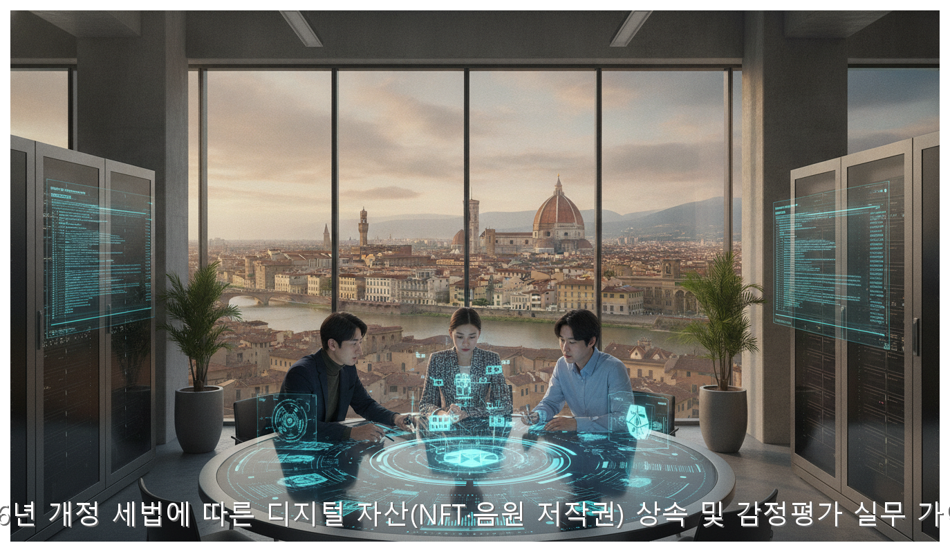 2026년 개정 세법에 따른 디지털 자산(NFT·음원 저작권) 상속 및 감정평가 실무 가이드 핵심 안내 및 분석 인포그래픽 (7)