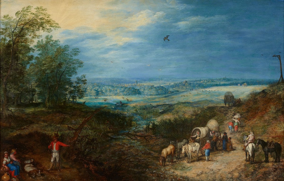 Landscape with Peasants c 1604