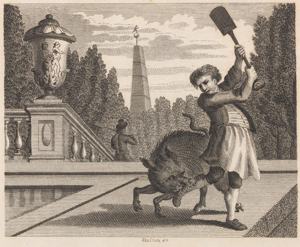 Fable XLVIII The Gardener and the Hog 1793