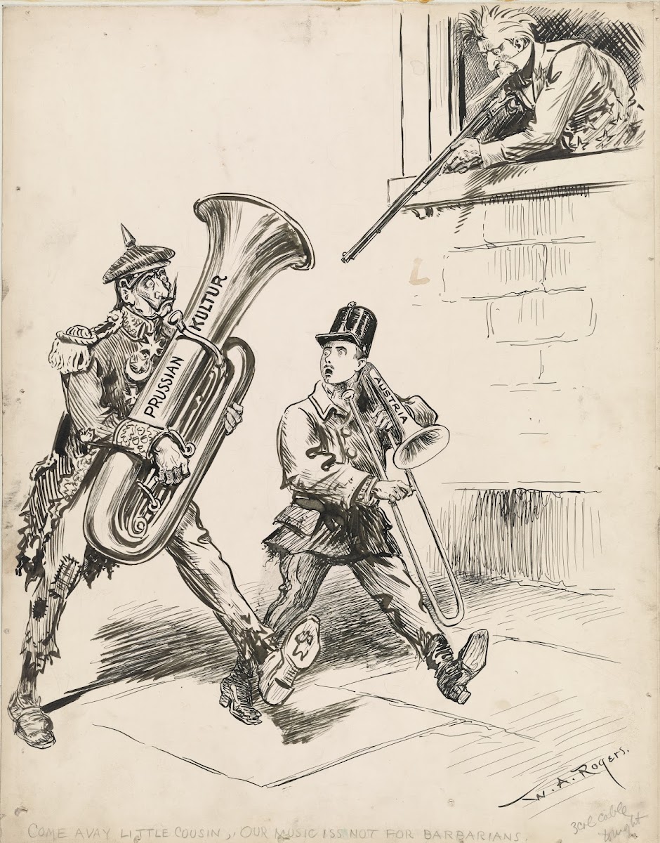 Come away little cousin our music is not for barbarians 1917