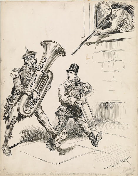 Come away little cousin our music is not for barbarians 1917
