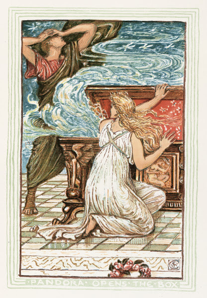 Pandora opens the box 1893